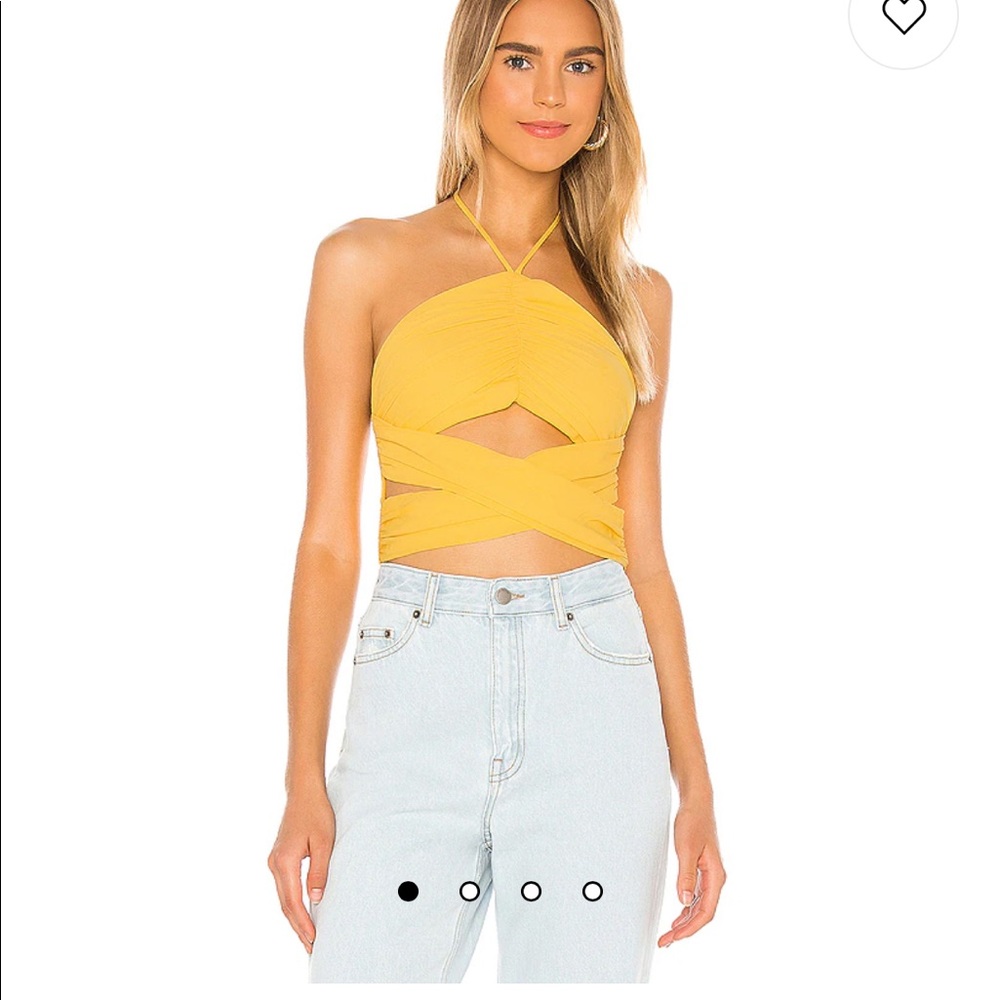 Harlie Halter Top in Yellow
superdown xs